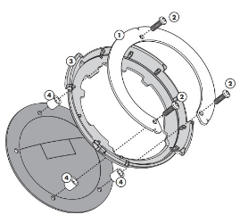 givi tank lock flange BF01 picture-424